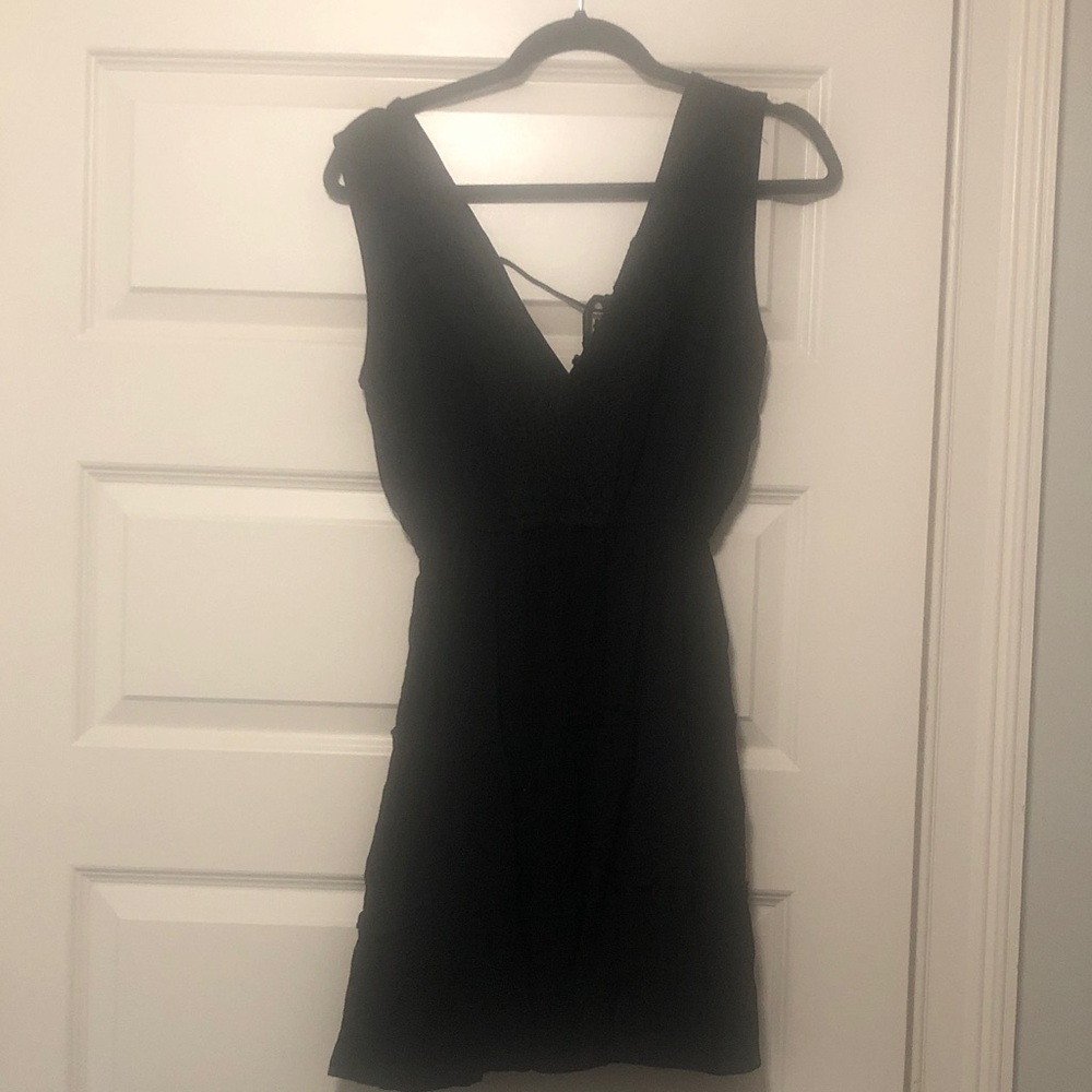 Justify Black Backless Dress